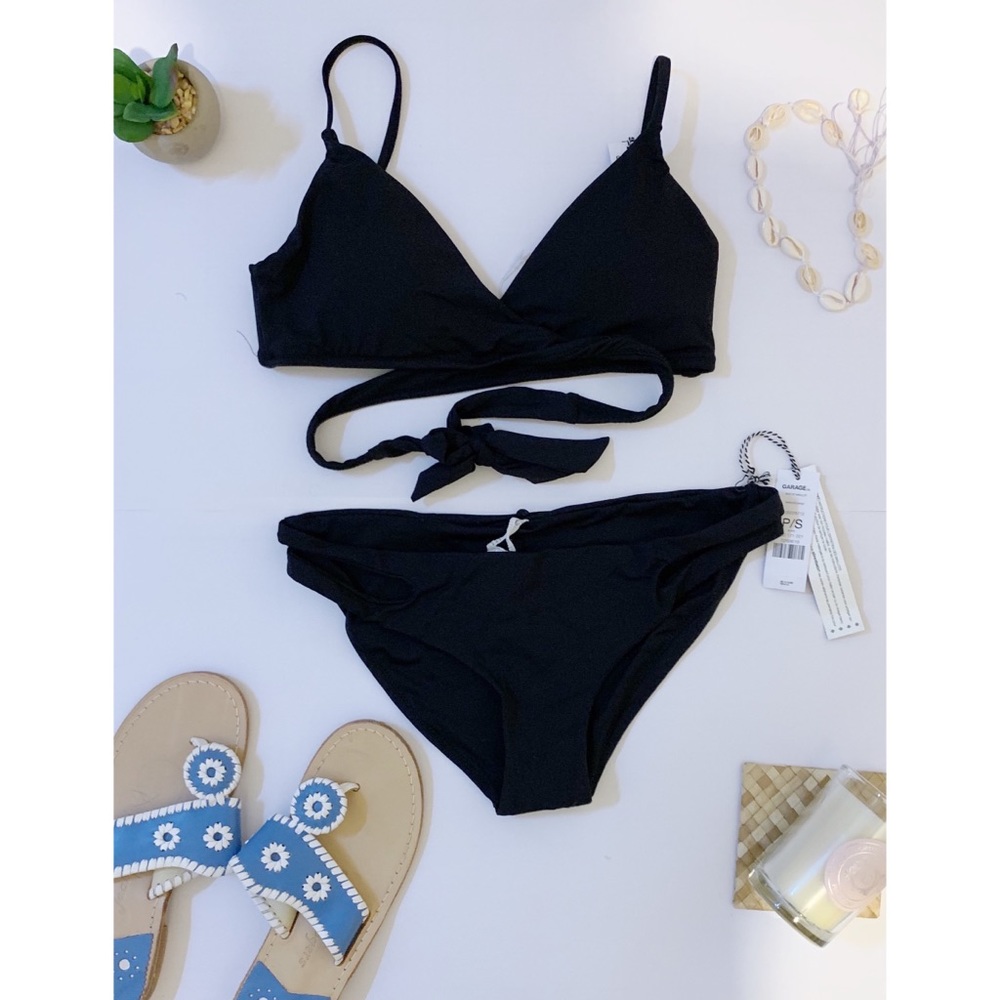 NWT Garage Wrap Around Bikini Set